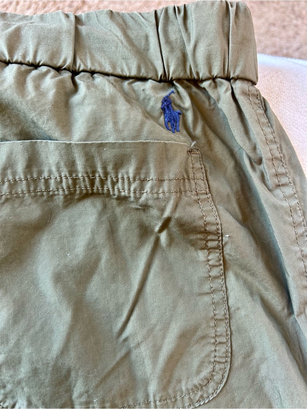 Polo Ralph Lauren Boy’s Olive Drawstring Casual Pants w/Lining Sz 18-20 - Picture 5 of 7